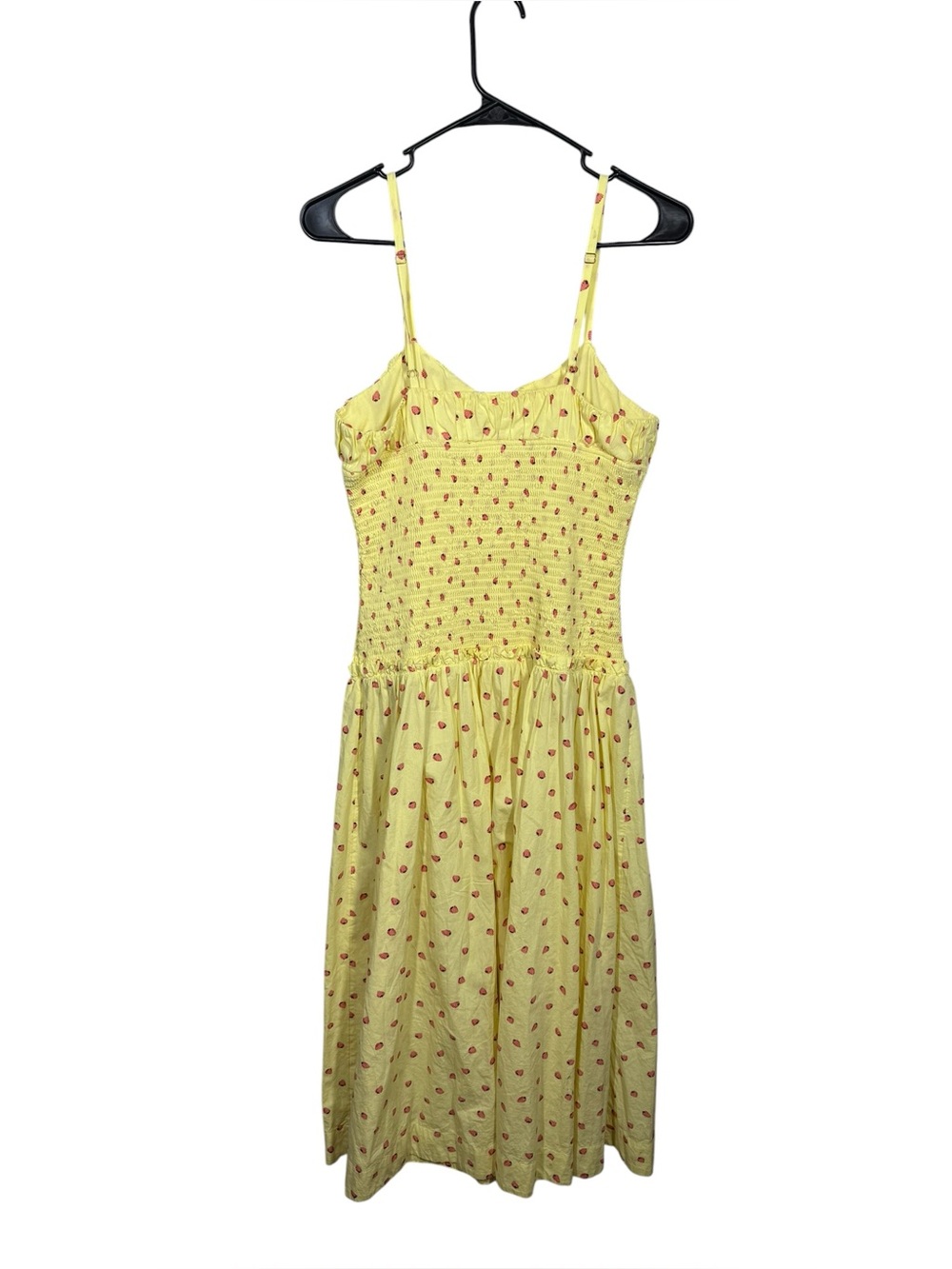 Free People Lavender Daze Strawberry Print Dress Sz Small - Picture 4 of 8